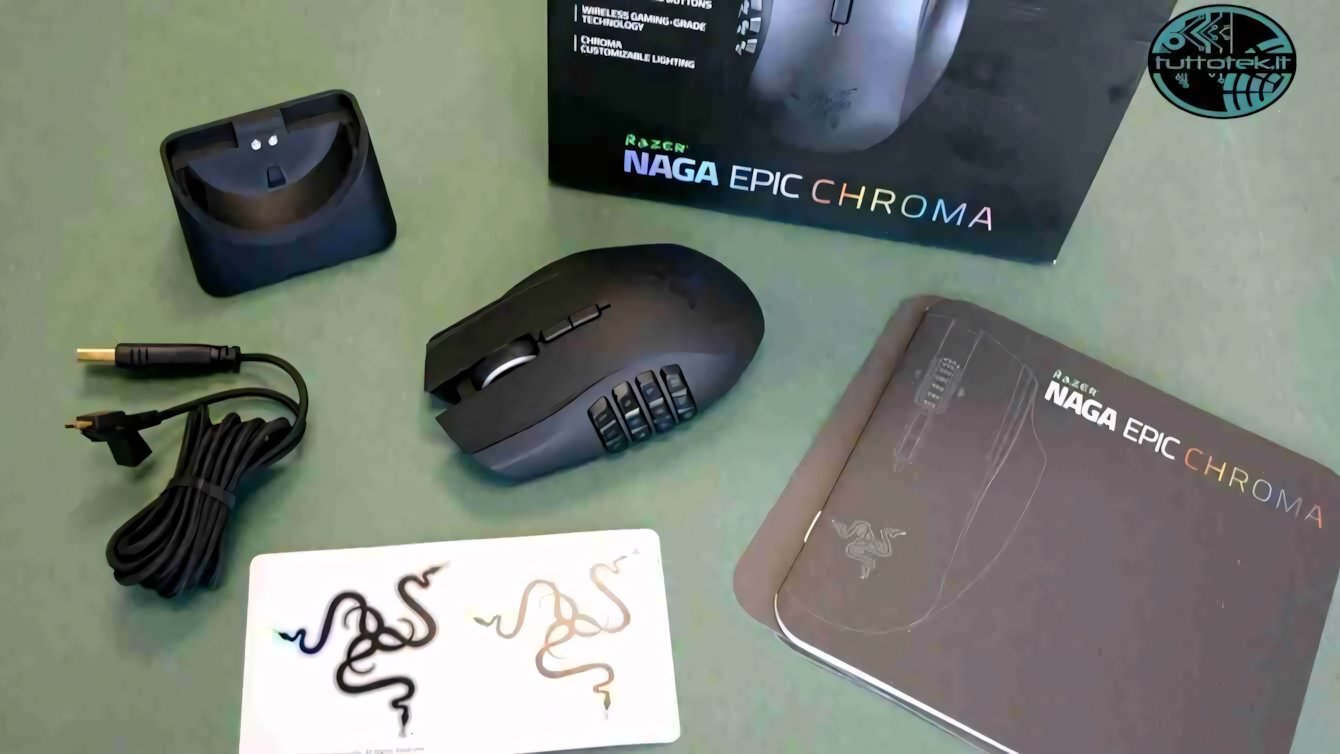 Recensione Razer Naga Epic Chroma, il MMO gaming mouse