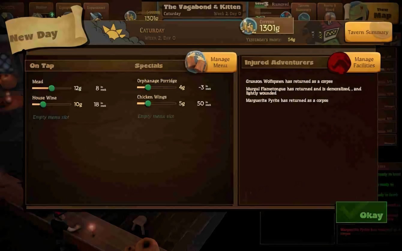 Recensione Epic Tavern: cosa fanno gli eroi quando non sono nei dungeon?