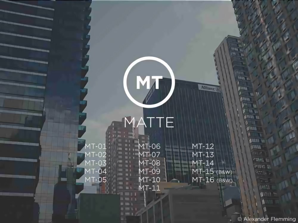 Recensione Capture One Pro Styles: Matte Styles