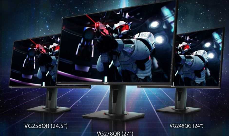 ASUS annuncia tre nuovi gaming monitor NVIDIA G­SYNC
