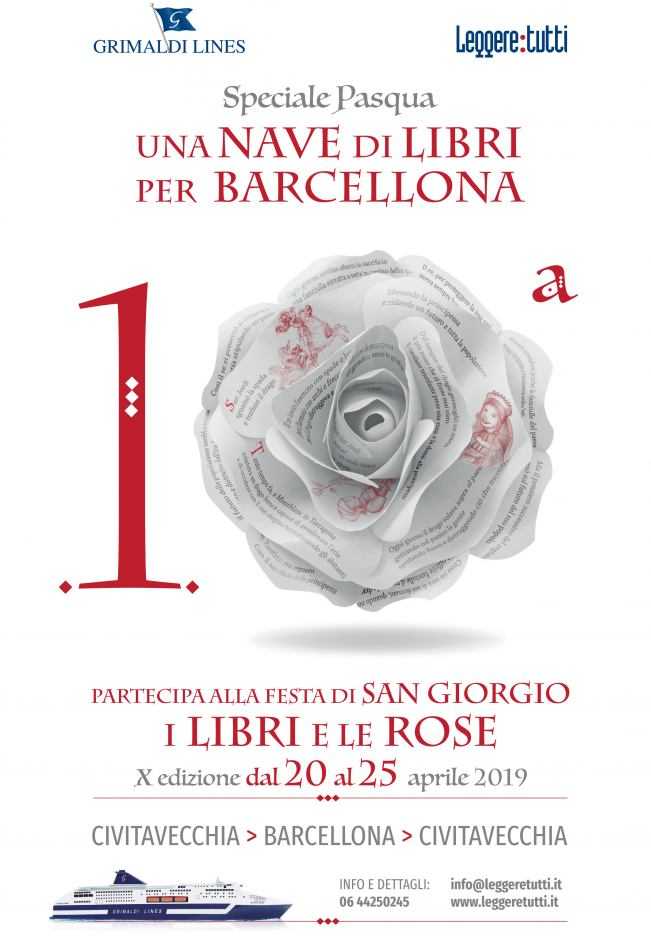 Una nave di libri per Barcellona salpa dal 20 al 25 aprile 2019