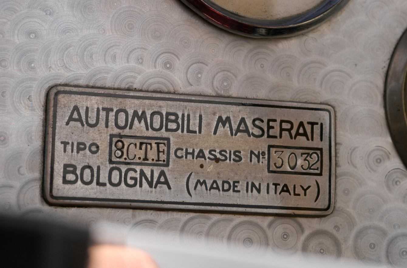 80th anniversario della vittoria di Maserati 8ctf alla 500 miglia