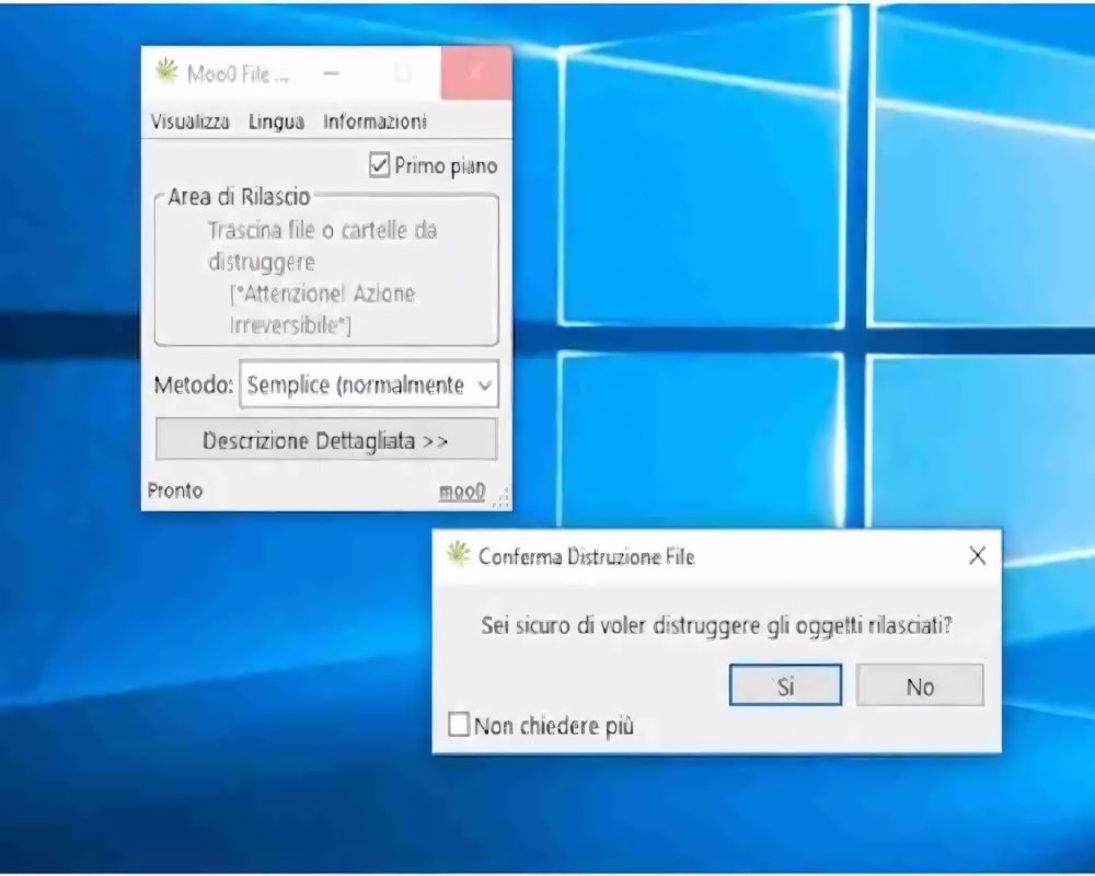 Come cancellare definitivamente un file su Windows