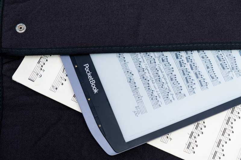 InkPad X di Pocketbook, un ereader per leggere la musica