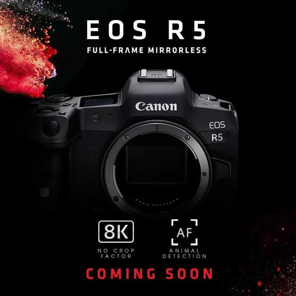 Canon EOS R5: le specifiche confermano video 8K 30p RAW