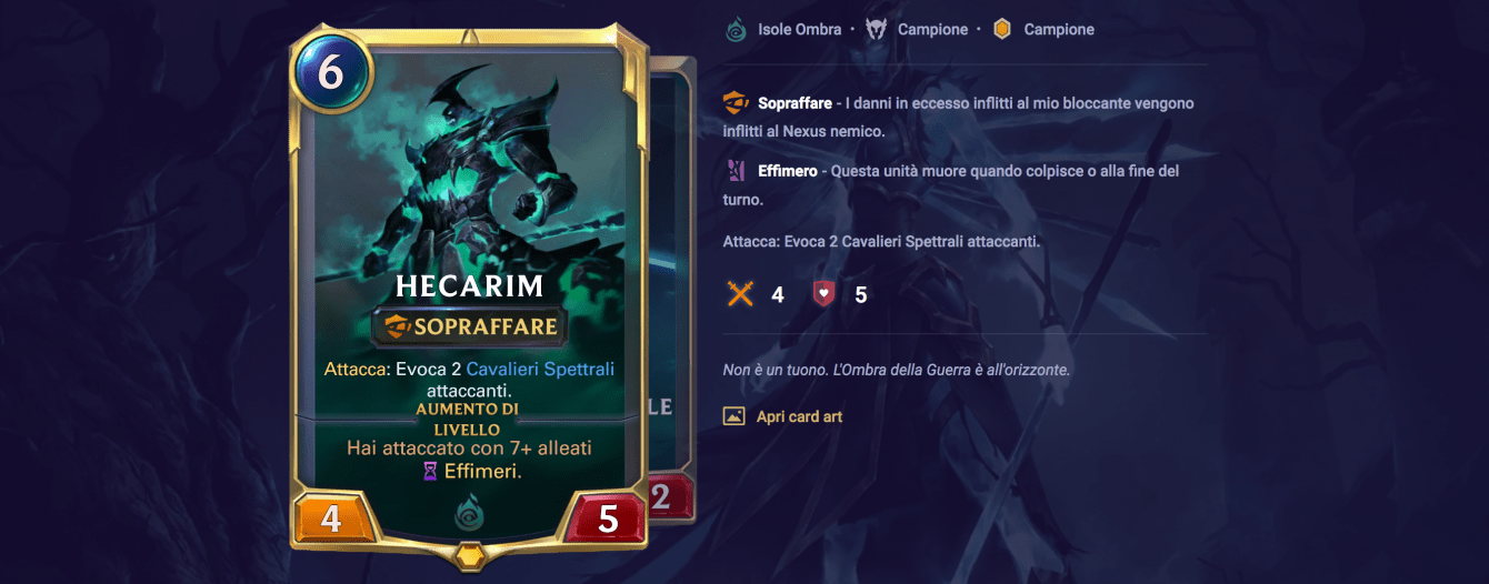 Legends of Runeterra: guida ai migliori campioni delle Isole Ombra