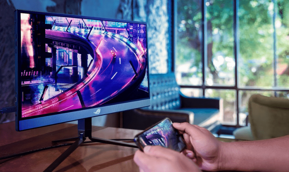 ASUS Republic of Gamers annuncia il monitor portatile ROG più veloce al mondo