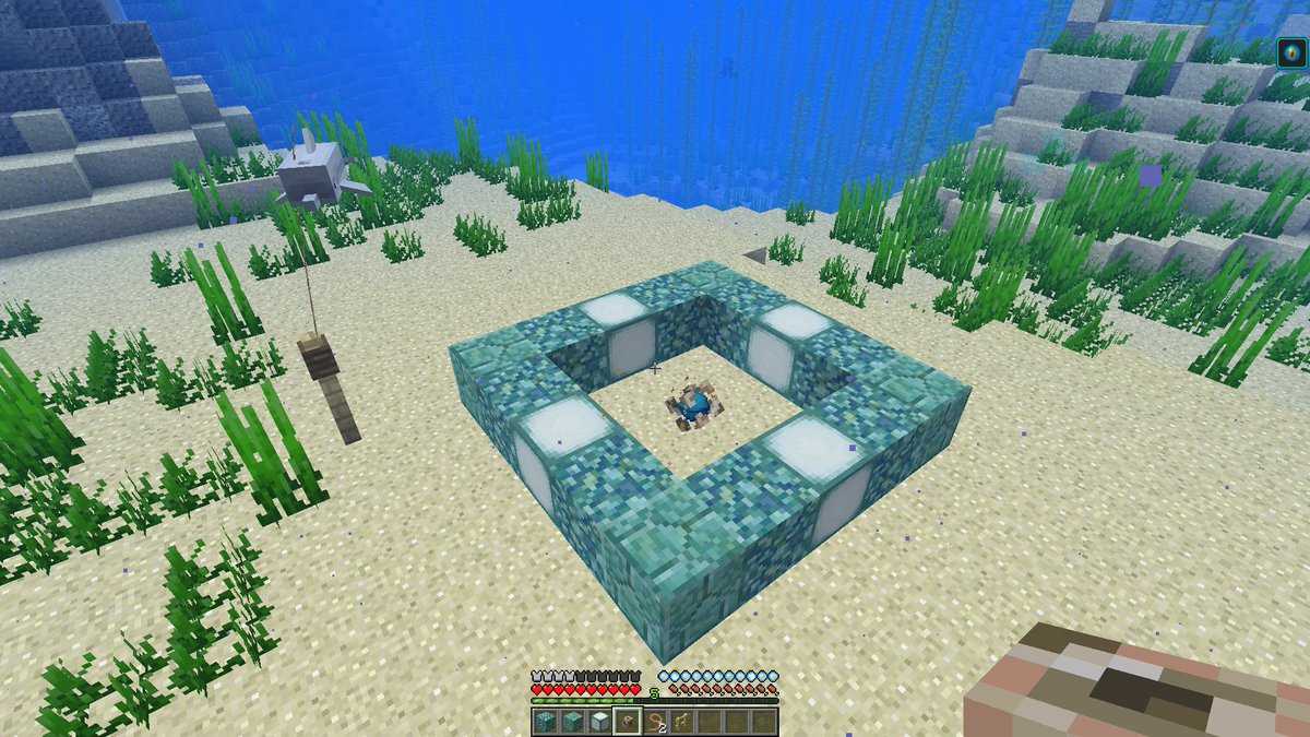 Minecraft: come trovare un Cuore del mare e fare un Condotto