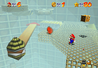 Super Mario 64: dove trovare le Stelle nel Pendolo Tictoccato