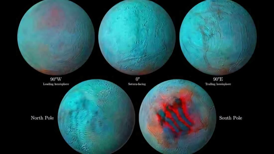 Cassini: i dati mostrano attività geologica su Encelado