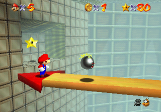 Super Mario 64: dove trovare le Stelle nel Pendolo Tictoccato