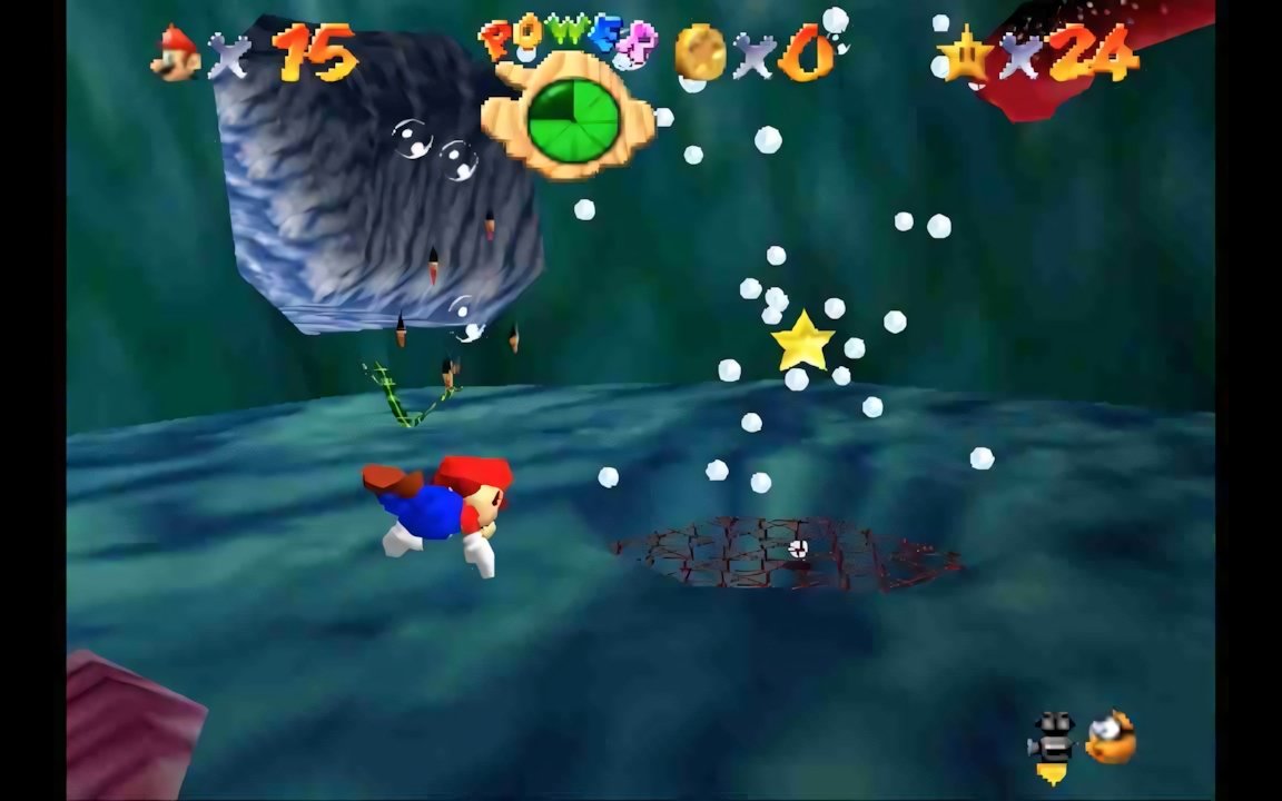 Super Mario 64: dove trovare tutte le stelle nella Baia Pirata