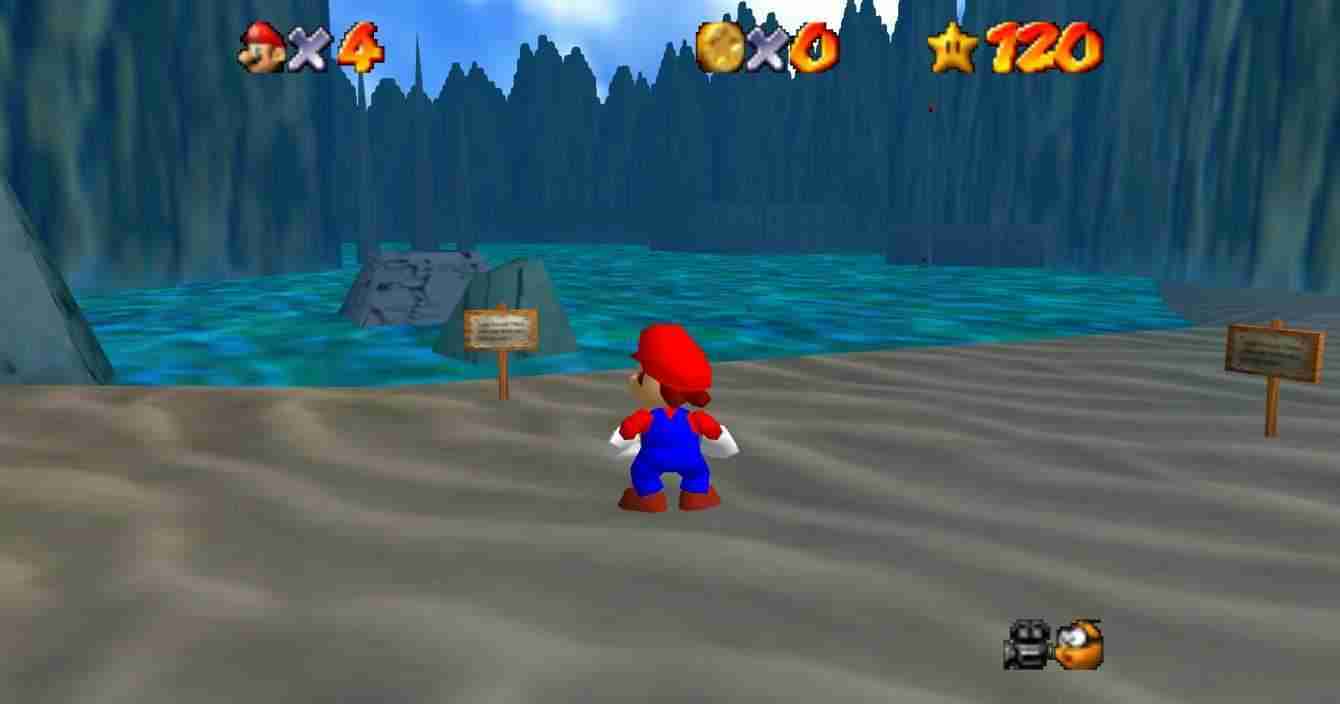Super Mario 64: dove trovare tutte le stelle nella Baia Pirata