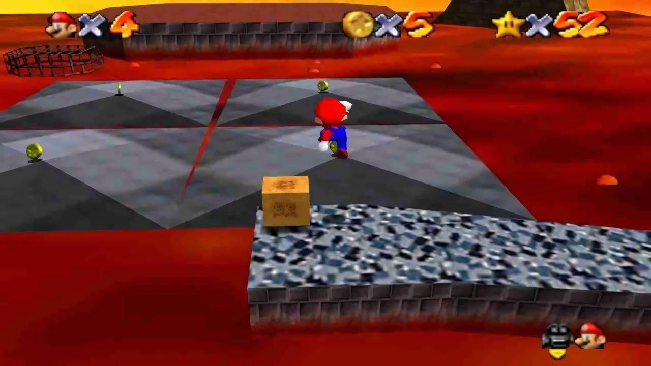 Super Mario 64: dove trovare tutte le stelle nel Lago di Lava