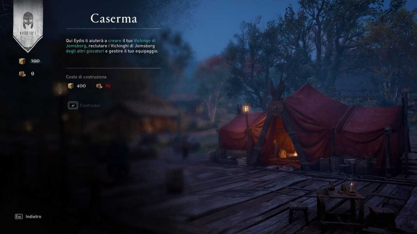 Assassin's Creed: Valhalla, migliori potenziamenti dell'insediamento