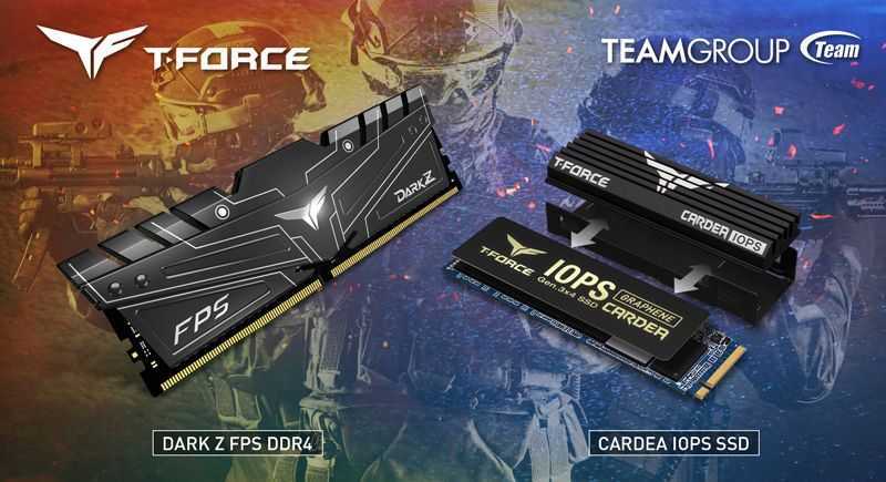 Teamgroup lancia Dark Z FPS DDR4 e Cardea IOPS SSD
