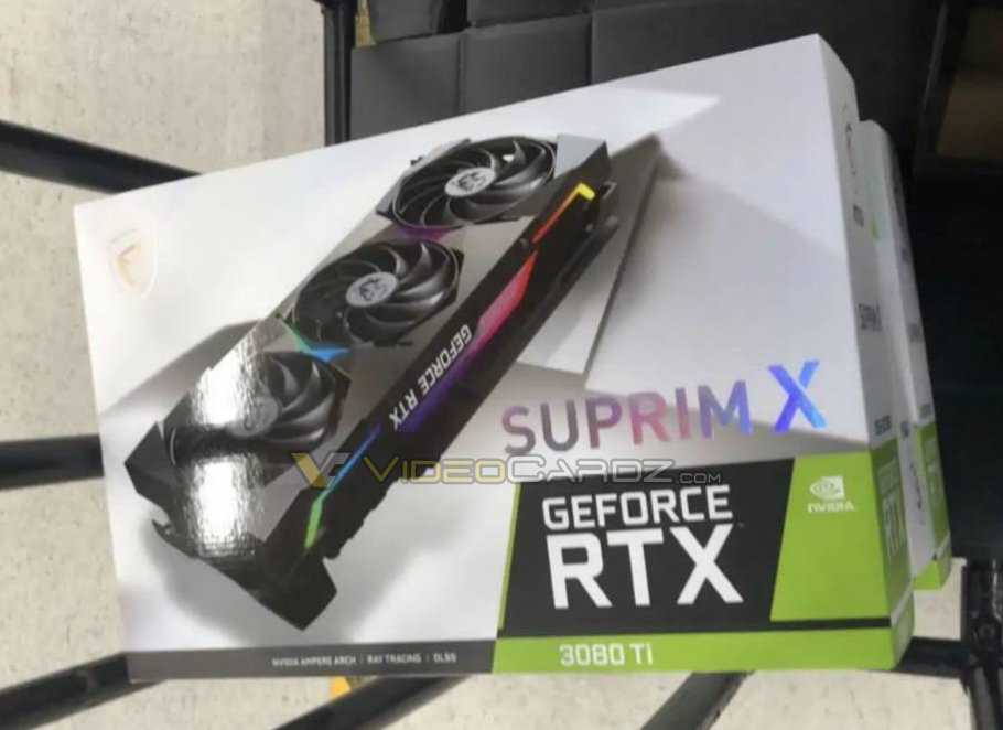 MSI RTX 3080 Ti SUPRIM X: le immagini della nuova GPU