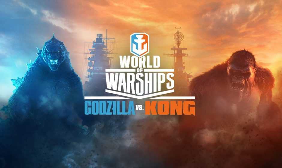 World of Warships: annunciato il crossover con Godzilla vs Kong
