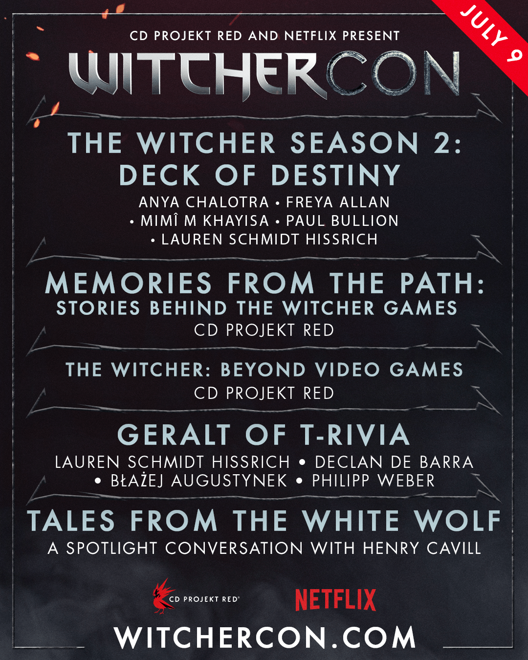 WitcherCon: il programma completo