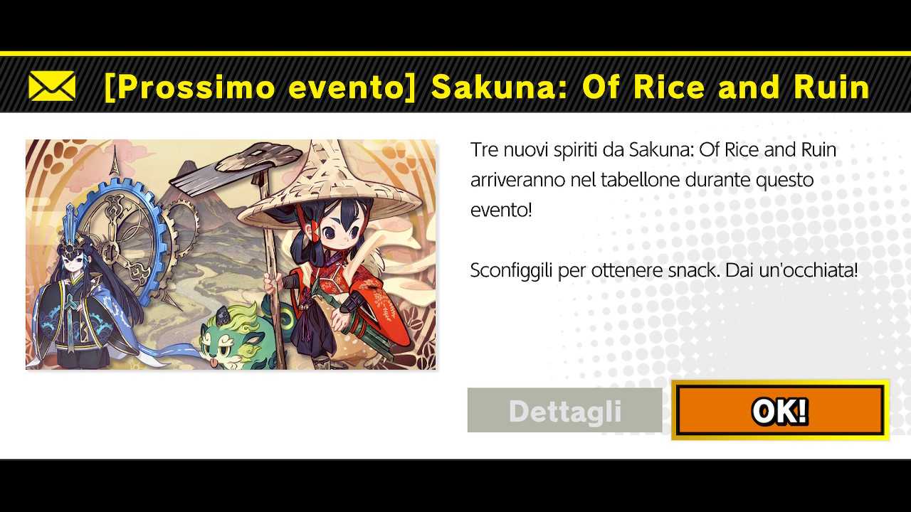 Super Smash Bros. Ultimate: Spiriti di Sakuna: of Rice and Ruin