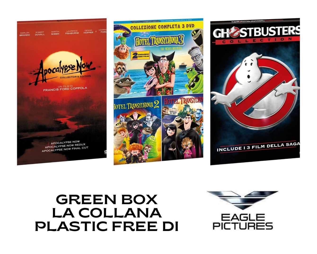 Eagle Pictures launches the new Home Video GREEN series with plastic free packaging