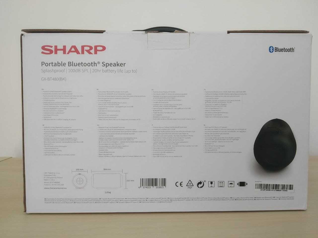 Recensione Sharp GX-BT480: potenza e stile da vendere