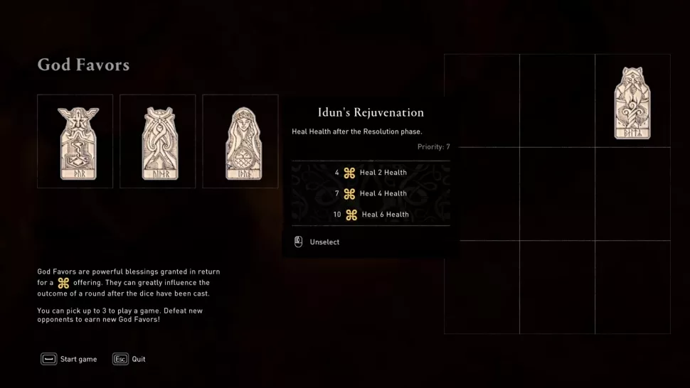 Assassin's Creed Valhalla: how to win the dice