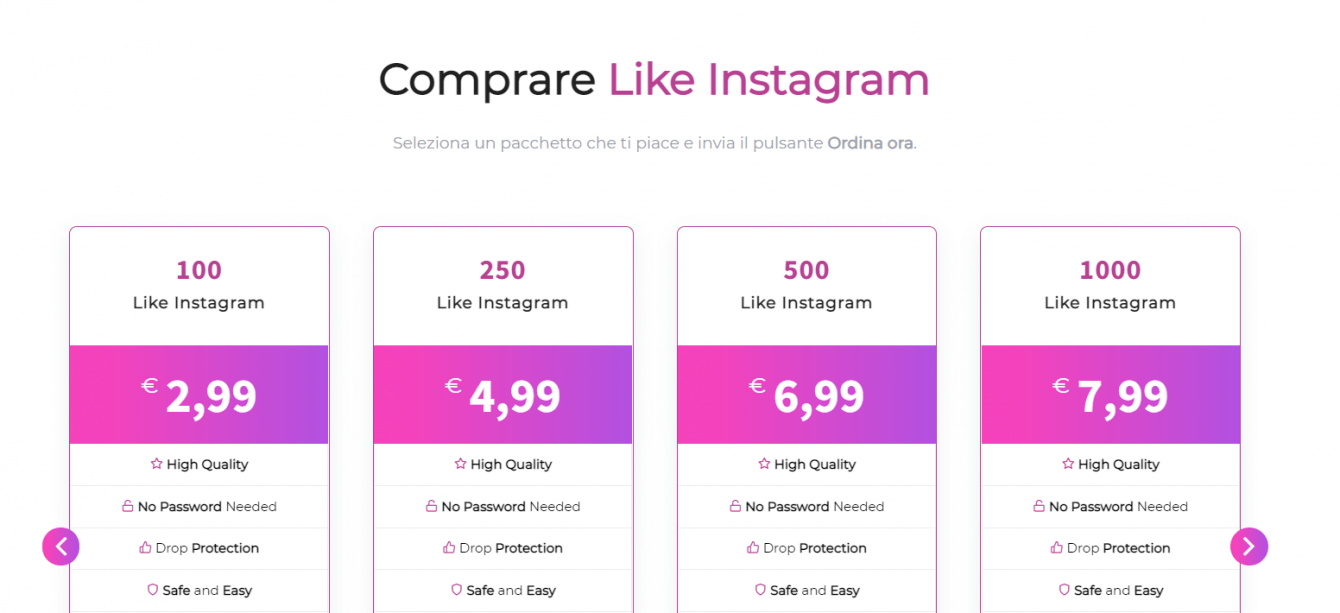 Migliori siti per comprare like Instagram | Gennaio 2022