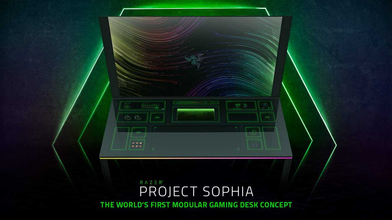 Razer: Project Sophia desk and Enki Pro Hypersense gaming chair