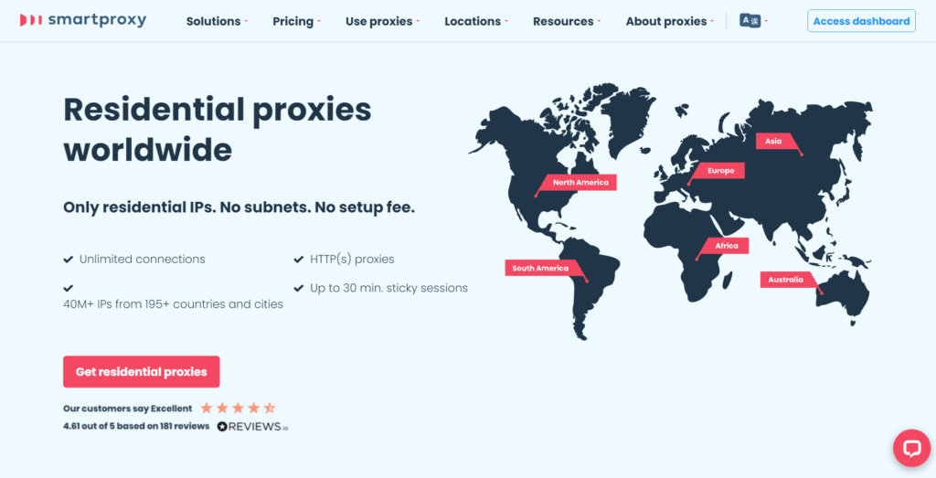 Smartproxy: proxy per il web scraping