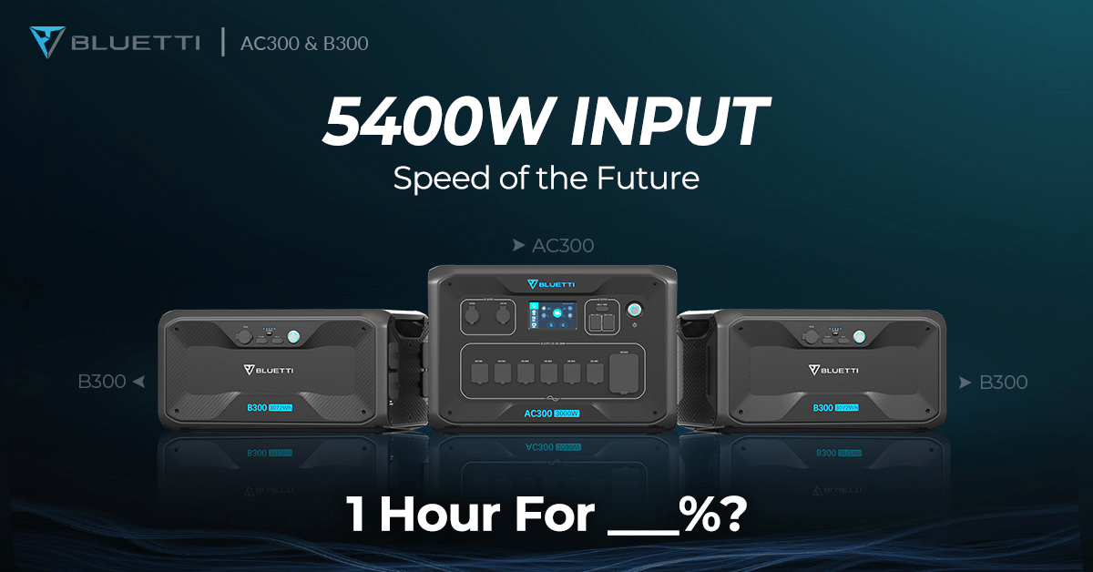 BLUETTI lancia in Europa le power station espandibili AC200MAX e AC300