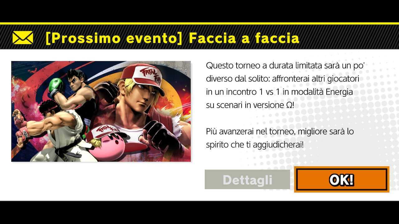 Super Smash Bros Ultimate: torna il torneo “Faccia a faccia”