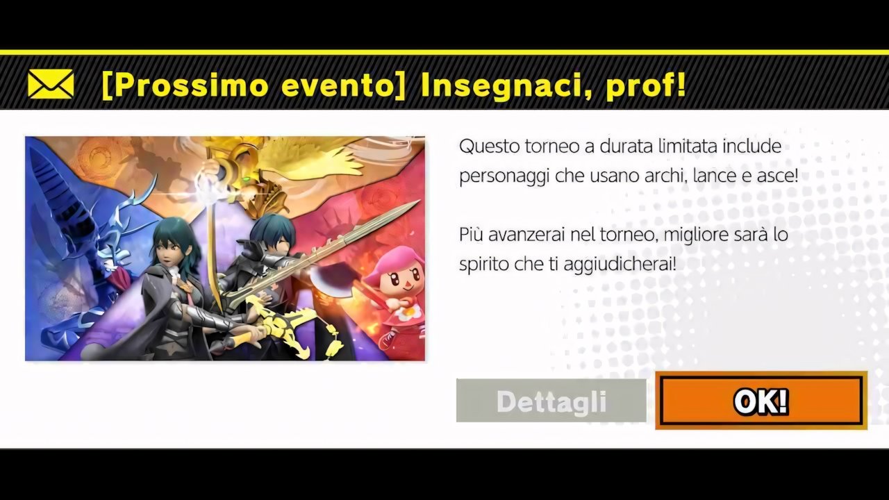 Super Smash Bros Ultimate: torna il torneo “Insegnaci, prof!”