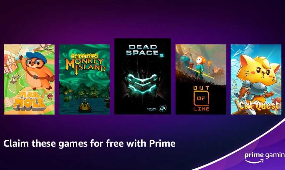 Amazon Prime Gaming: svelati i titoli del primo maggio