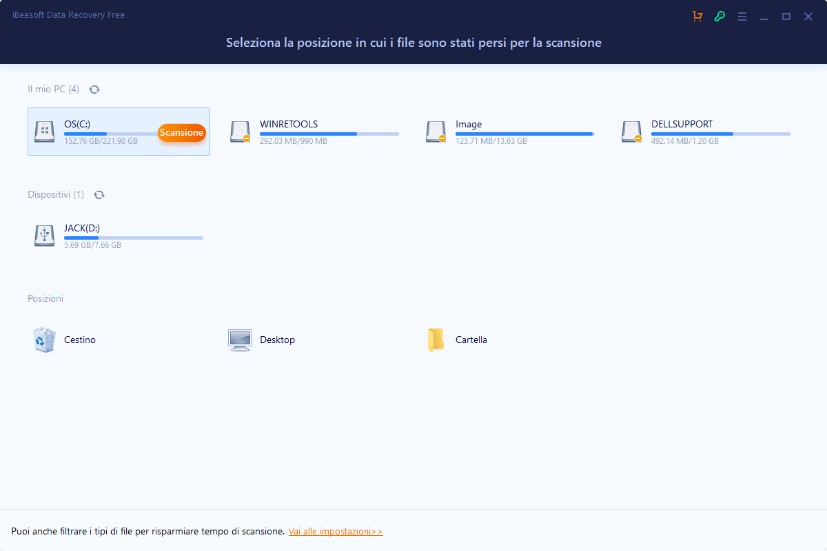iBeesoft Free Data Recovery: il miglior software per recuperare file eliminati?