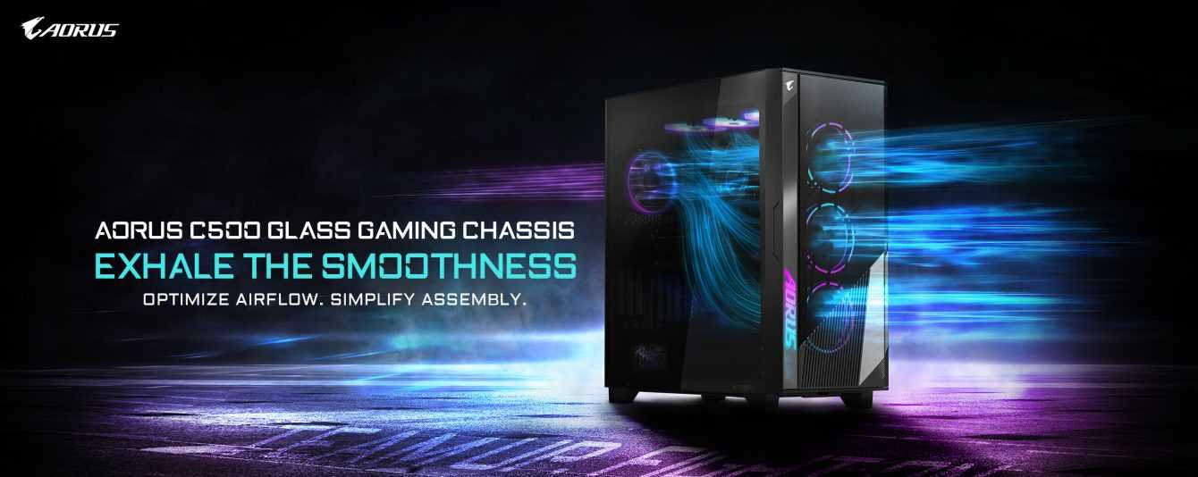 AORUS C500 GLASS: il nuovo gaming case di GIGABYTE