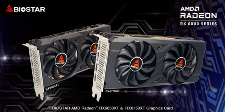 Biostar lancia le nuove GPU AMD Radeon SERIE RX 6000