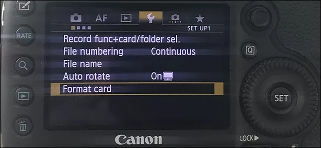 Cómo formatear la tarjeta SD