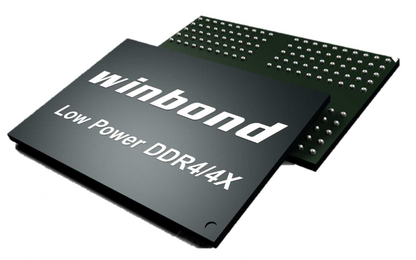 Winbond: LPDDR4/4X 100BGA raggiunge lo standard JEDEC