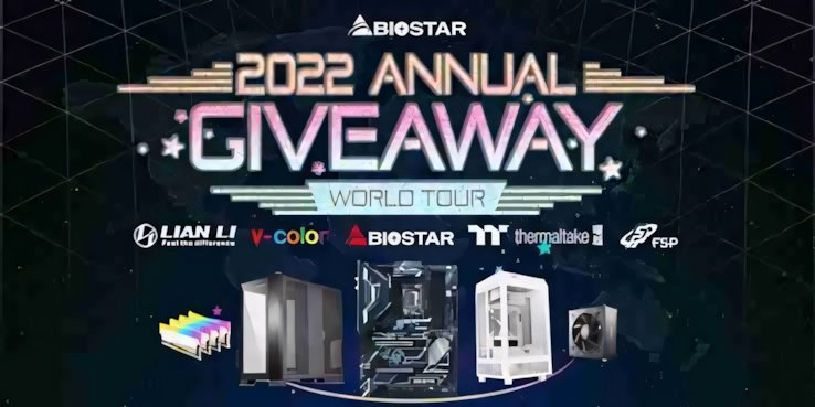 BIOSTAR annuncia il Global Giveaway Tour del 2022