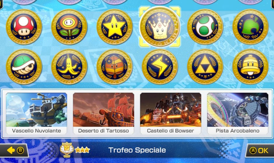 Mario Kart 8 Deluxe: guida a piste e tracciati (parte 4, Trofeo Speciale)
