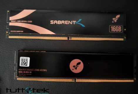 Recensione Sabrent Rocket DDR5: RAM Low Profile da 4800MHz