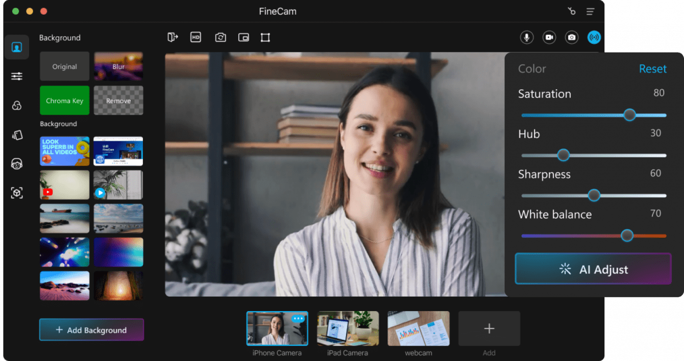 Usare l'iPhone come webcam? Con FineCam si può!