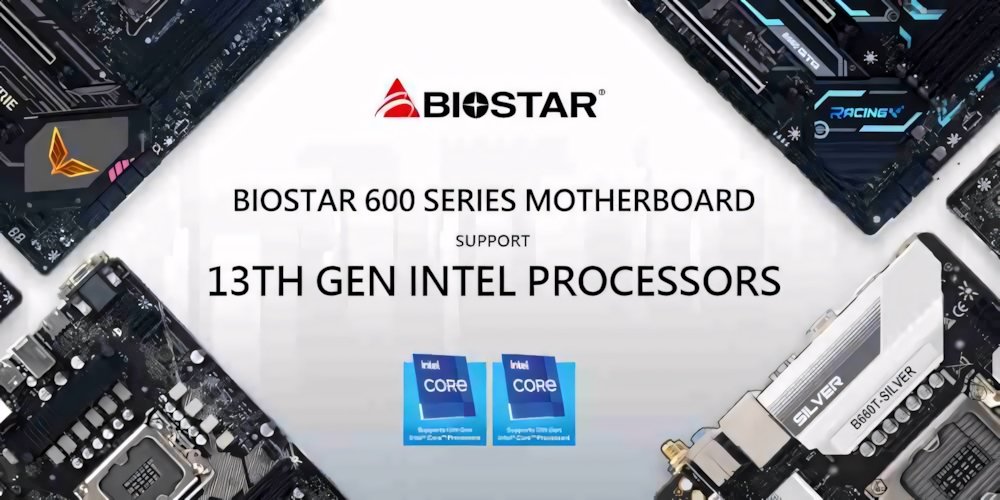 BIOSTAR: le schede madri supportano gli ultimi processori Intel