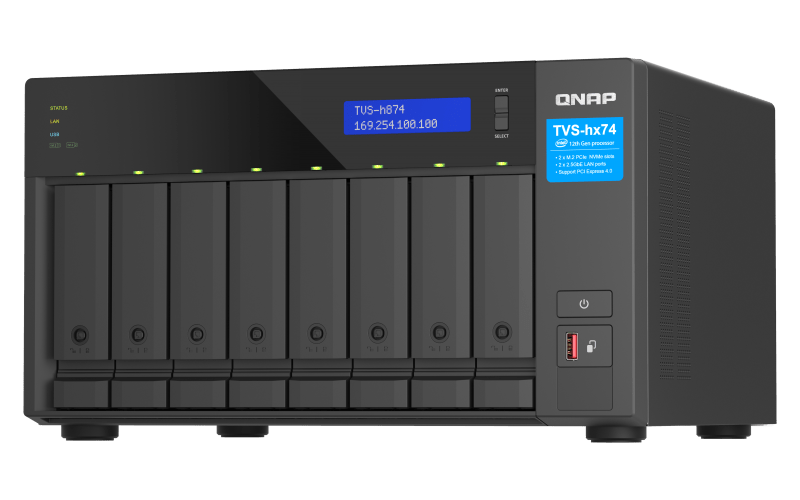 QNAP: presentata la nuova serie NAS ZFS TVS-hx74