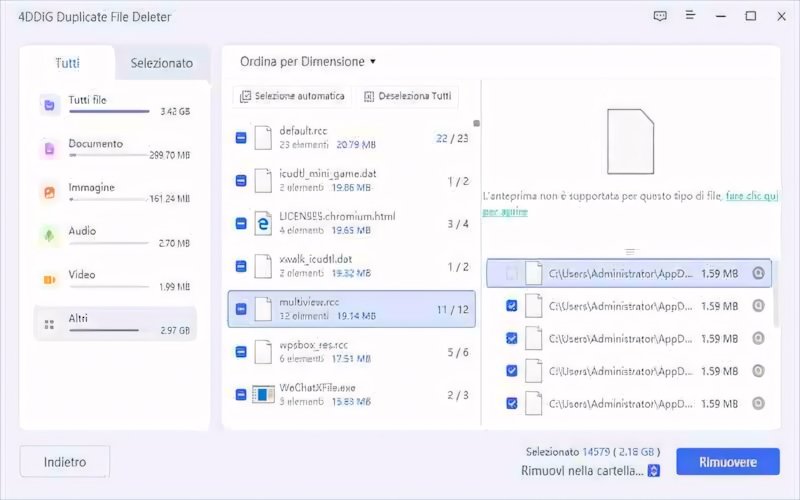 Miglior programma per trovare file doppi: 4DDiG Duplicate File Deleter