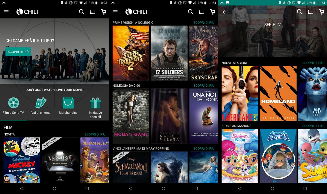 CHILI: nuova App iOS e novità per le smart TV