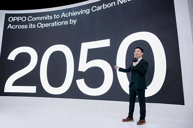 OPPO dichiara la Carbon Neutrality entro il 2050