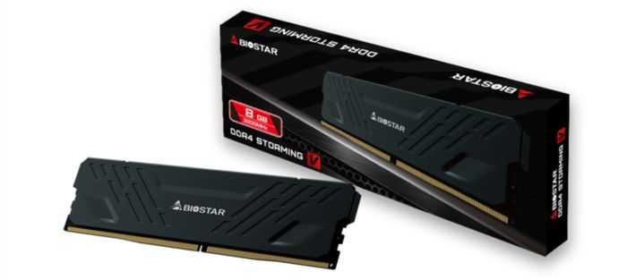 BIOSTAR: arrivano le DRAM DDR4 Storming-V