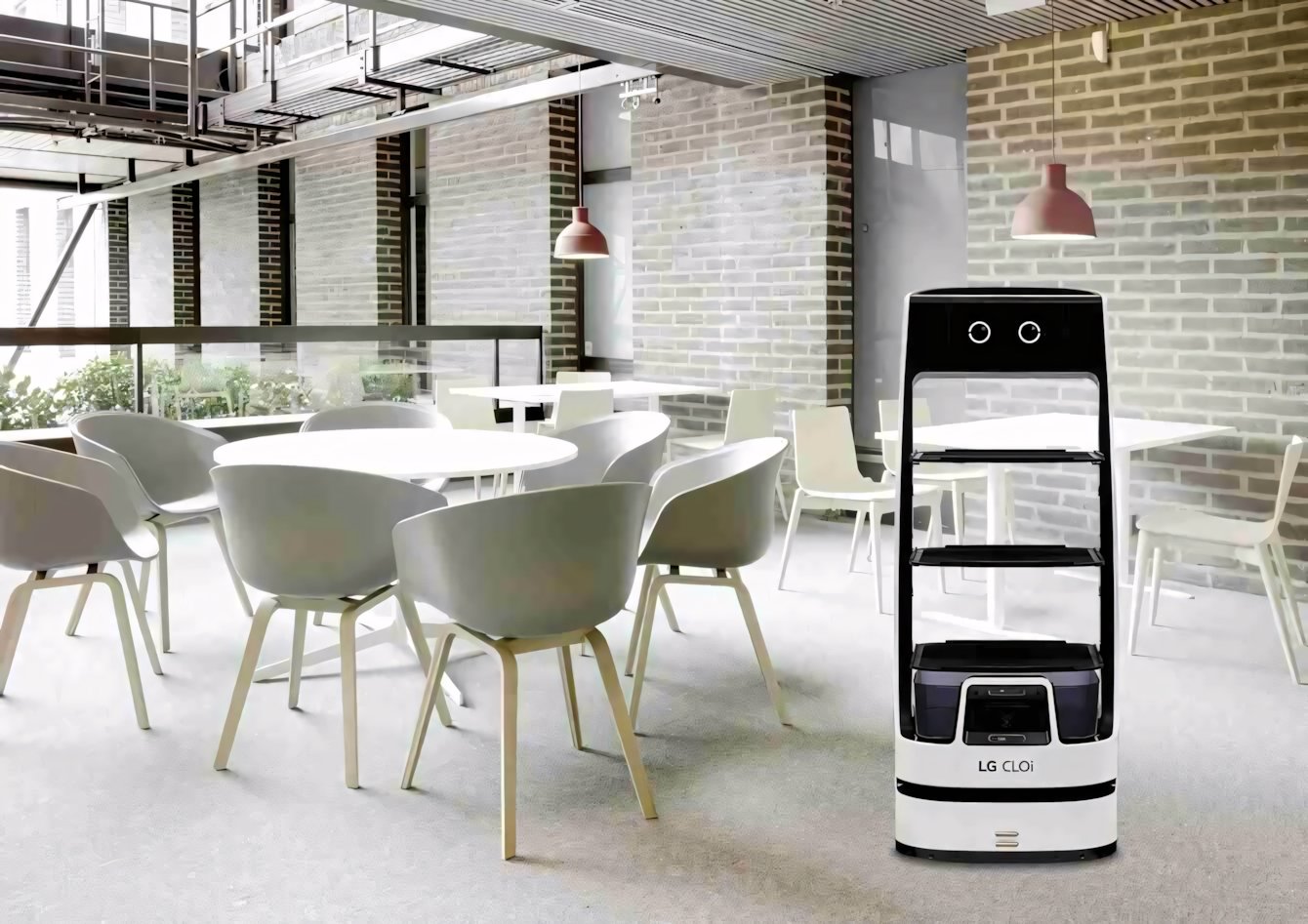 LG: presentato il nuovo robot CLOi ServeBot